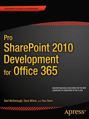 cover image of Pro SharePoint 2010 Development for Office 365